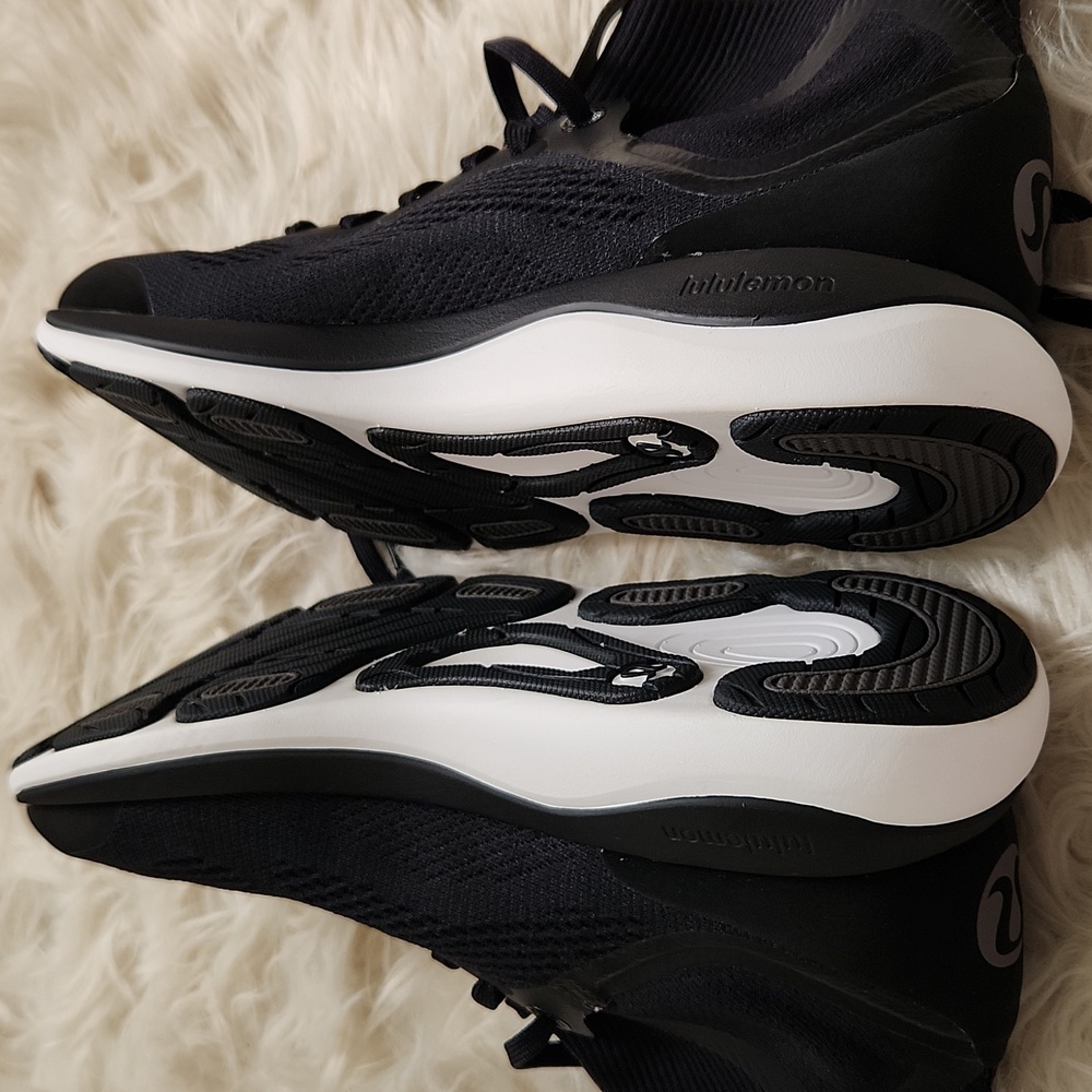 Lululemon Chargefeel Mid Womens Workout Shoe In Black/Anchor/White Size 9.5 - Picture 13 of 17